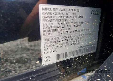 2024 Audi Q7 Premium Plus z USA, uszkodzony, nr VIN WA1LXBF73RD006304